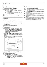 Preview for 73 page of Wolf Garten Li-ION POWER PSA 700 Original Operating Instructions