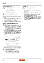 Preview for 89 page of Wolf Garten Li-ION POWER PSA 700 Original Operating Instructions