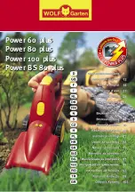 Wolf Garten Power 100 plus Instruction Manual preview