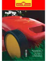 Wolf Garten Power 1500 Instruction Manual предпросмотр