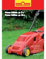 Wolf Garten Power Edition 40 E-1 Instruction Manual предпросмотр