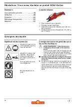 Preview for 16 page of Wolf Garten RR 2000 Original Operating Instructions