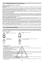 Предварительный просмотр 16 страницы Wolf Garten UV 28 EVK Instruction Manual