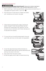 Предварительный просмотр 8 страницы Wolf Gourmet SM09 Series Use & Care Manual - Original Instructions