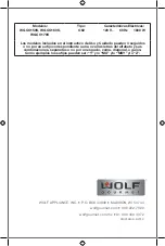 Предварительный просмотр 72 страницы Wolf Gourmet WGCO150S Use & Care Manual