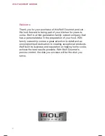 Preview for 2 page of Wolf Gourmet WGGR100S Use & Care Manual