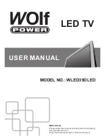 Wolf Power WLED39DLED User Manual preview