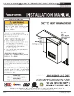 Wolf Steel DHMFG3850 Installation Manual preview