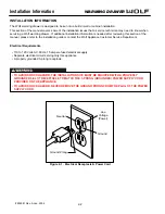 Предварительный просмотр 1 страницы Wolf 13005870 Installation Information