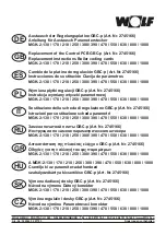 Wolf 2745166 Replacement Instructions Manual preview