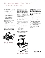 Wolf 802727 Installation Instructions предпросмотр