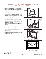 Preview for 2 page of Wolf 808744 Installation Instructions