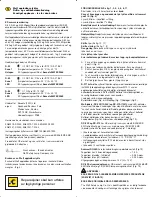 Preview for 8 page of Wolf ATEX R-30 Operation & Maintenance Instructions Manual