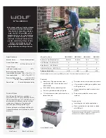 Предварительный просмотр 1 страницы Wolf BBQ24281 Specification Sheet