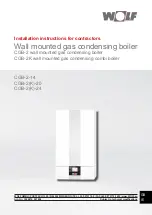 Wolf CGB-2 Series Installation Instructions For Contractors preview