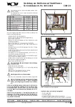 Предварительный просмотр 1 страницы Wolf CGB-20 Quick Start Manual