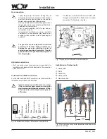 Preview for 10 page of Wolf CGG-1K-24 Installation And Operating Instructions Manual