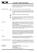 Preview for 4 page of Wolf CRL-A-1300 Installation And Maintenance Instructions Manual