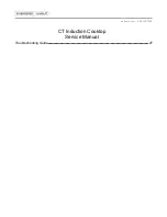 Предварительный просмотр 1 страницы Wolf CTI Series Troubleshooting Manual