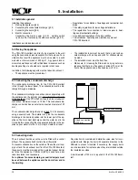 Preview for 12 page of Wolf CWL-180 Excellent Installation Instructions Manual