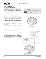 Preview for 14 page of Wolf CWL-180 Excellent Installation Instructions Manual