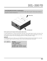 Preview for 4 page of Wolf DCL-200 FD User Manual