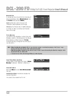 Preview for 25 page of Wolf DCL-200 FD User Manual