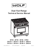 Wolf DF304 Technical & Service Manual preview