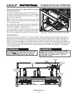 Preview for 55 page of Wolf DF304 Technical & Service Manual