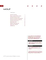 Preview for 2 page of Wolf DF484CG Use & Care Information Manual