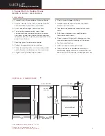 Preview for 2 page of Wolf DO30F Specifications