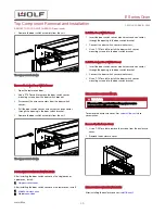 Предварительный просмотр 45 страницы Wolf E Series General Information Manual