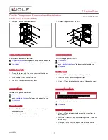 Предварительный просмотр 49 страницы Wolf E Series General Information Manual