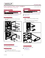 Предварительный просмотр 55 страницы Wolf E Series General Information Manual