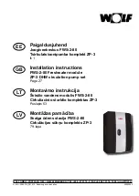 Preview for 1 page of Wolf FWS-2-80 Installation Instructions Manual