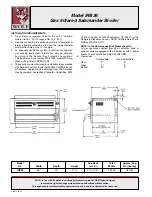 Preview for 2 page of Wolf Gas Infrared Salamander Broiler IRB36 Specification Sheet