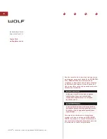 Предварительный просмотр 15 страницы Wolf Gas Multi-Function Cooktop Installation Instructions Manual