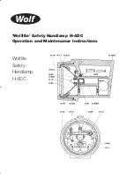 Предварительный просмотр 1 страницы Wolf H-4DC Wolflite Operation & Maintenance Instructions