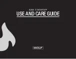 Wolf ICBCG304T Use And Care Manual preview