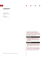 Preview for 76 page of Wolf ICBCT15E Installation Instructions Manual