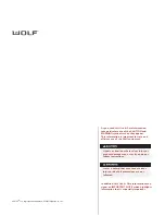 Preview for 4 page of Wolf ICBMW30-230 Use & Care Information Manual