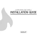 Предварительный просмотр 1 страницы Wolf ICBOG30 Installation Manual