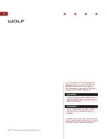 Preview for 4 page of Wolf ICBWWD30 Use & Care Information Manual