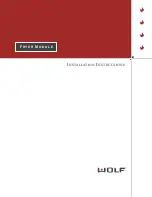 Wolf IF15 Installation Instructions Manual preview