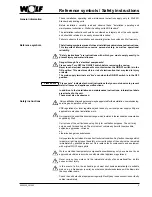 Preview for 3 page of Wolf KG Standard Installation And Maintenance Instructions Manual