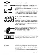 Preview for 6 page of Wolf KG Standard Installation And Maintenance Instructions Manual