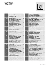 Wolf KG Operating Instructions Manual preview