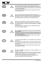 Preview for 2 page of Wolf MGK-2 Series Replacement Instructions Manual