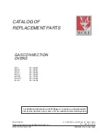 Предварительный просмотр 1 страницы Wolf ML-136758 Catalog Of Replacement Parts