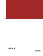 Preview for 32 page of Wolf MWD24-2S, MWD30-2U Use & Care Manual